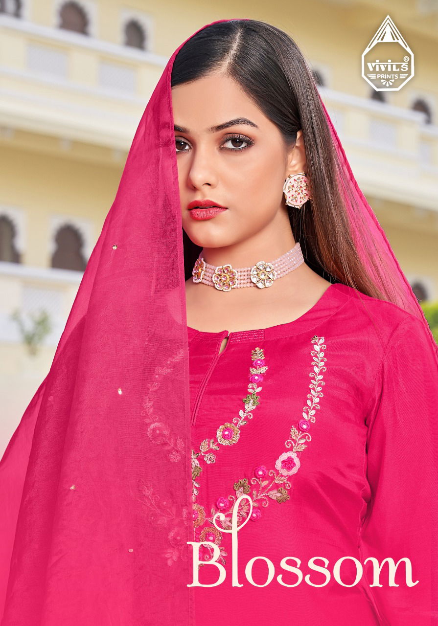 Blossom 2 Heavy Fancy Designer Festive Wear Roman Silk Salwar Suit Collection